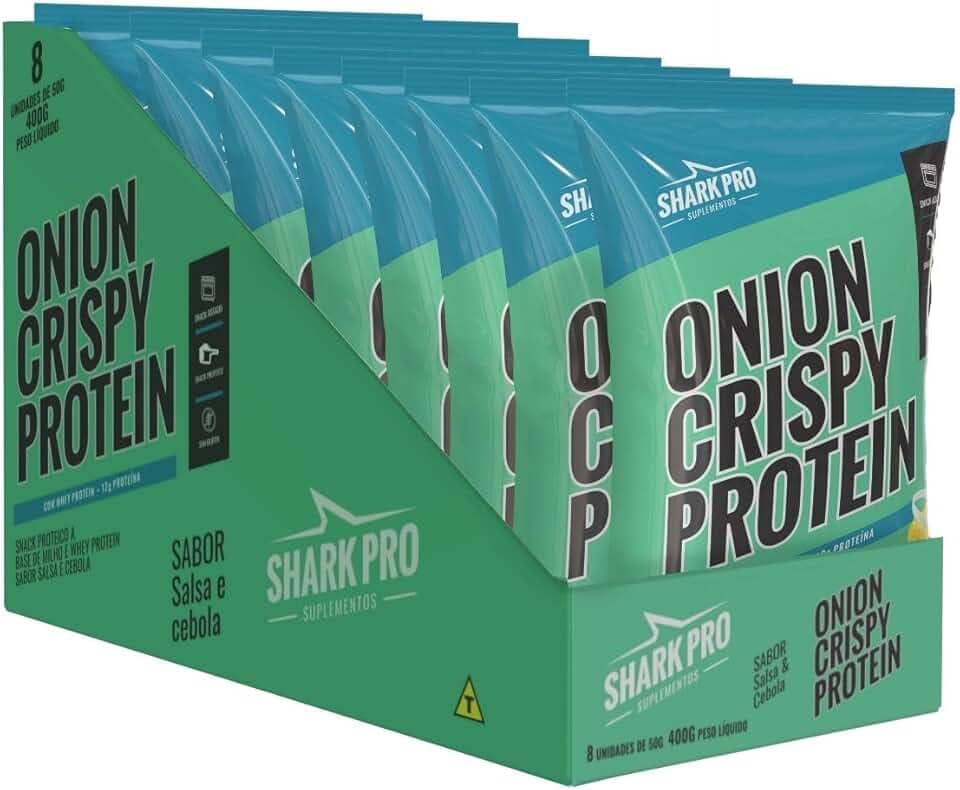 SALGADINHO PROTEICO CEBOLA 50G - DISPLAY C/8