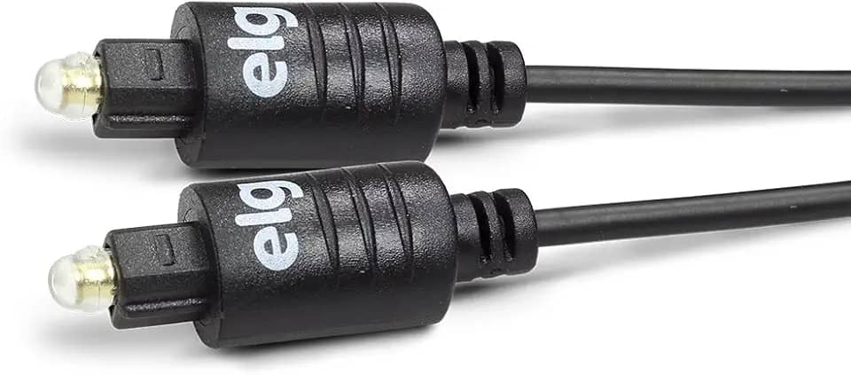 Cabo Óptico para Áudio, ELG, T5018HD, Preto