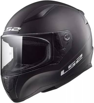Capacete Ls2 Rapid Ff353 Monocolor Preto Fosco 60/L