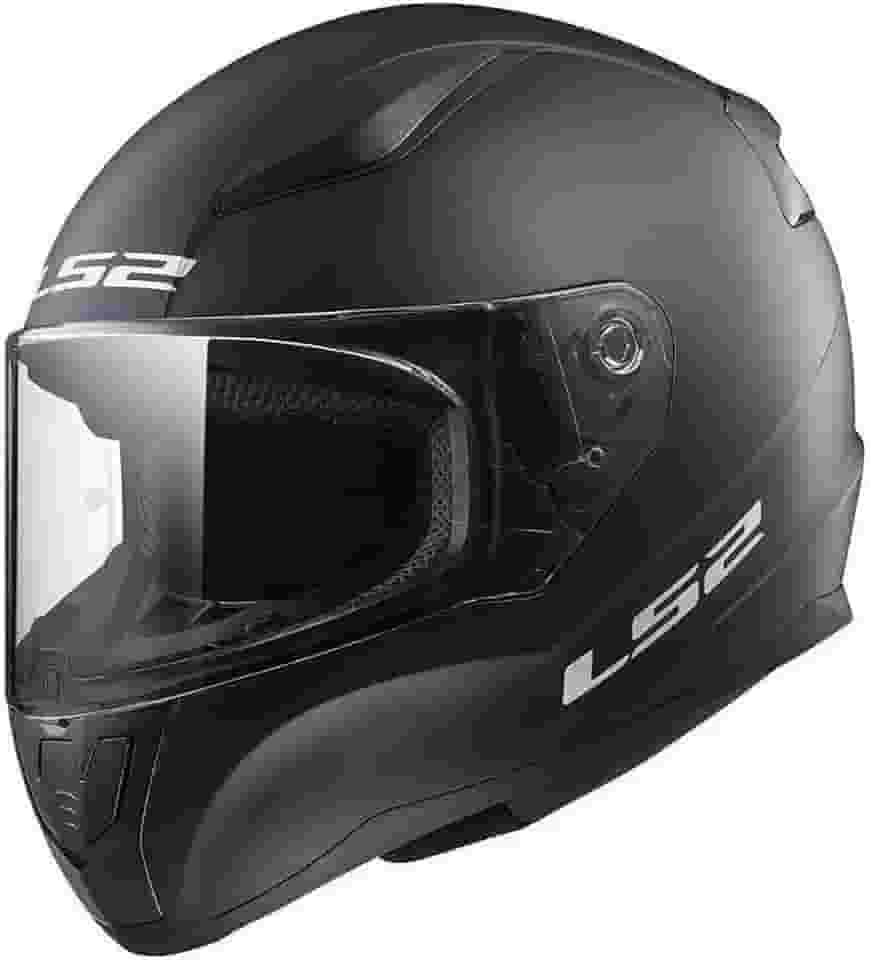 Capacete Ls2 Rapid Ff353 Monocolor Preto Fosco 60/L