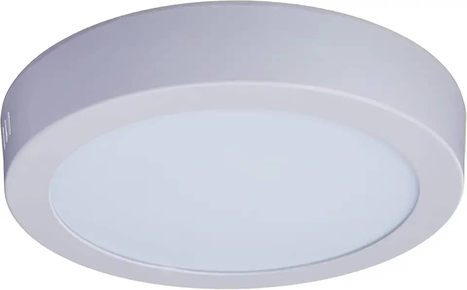 Painel Plafon LED 12W de Sobrepor Redondo 17cm, Bivolt, 6500k Branco Frio, Avant