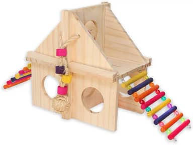 Parquinho Casinha Brinquedo Para Roedores Hamster Gerbil