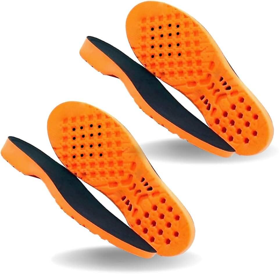 Kit 2 Pares Palmilha Ortopédica Grossa Para Dores Nos Pés Tênis Botas Coturnos Pessoas Que Trabalham Em Pé (38)