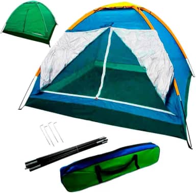 Barraca Camping 4 Pessoas Iglu Tenda Acampamento Bolsa