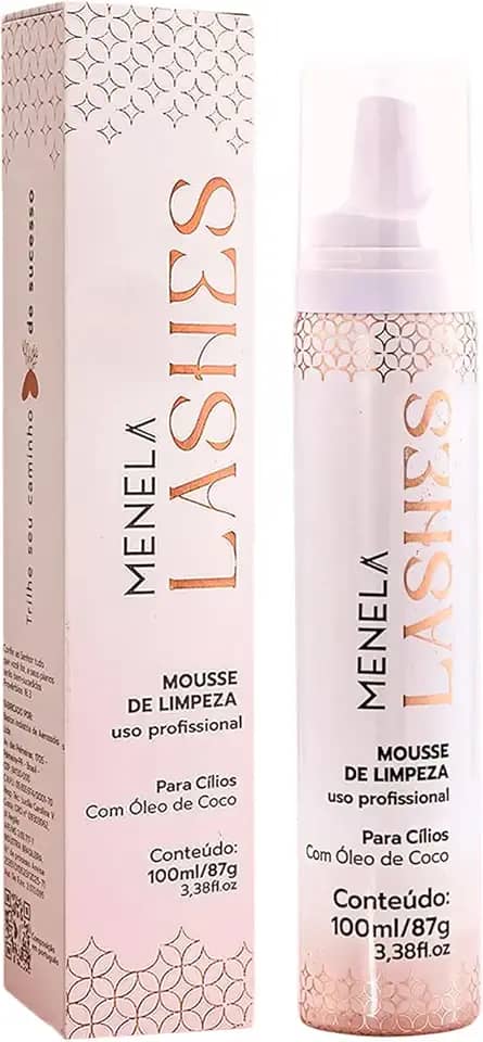 Menela Mousse De Limpeza para Cílios Lashes 100Ml