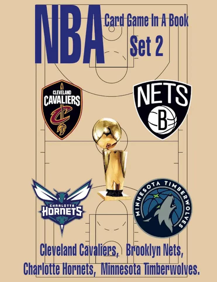 NBA Card Game In A book Set 2
