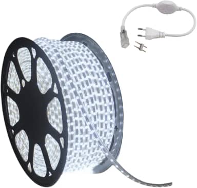 Mangueira Led Chata 10m 5050 Externa Home Lighting Sancas Gesso 110v 220v (Branco Frio - 127v)