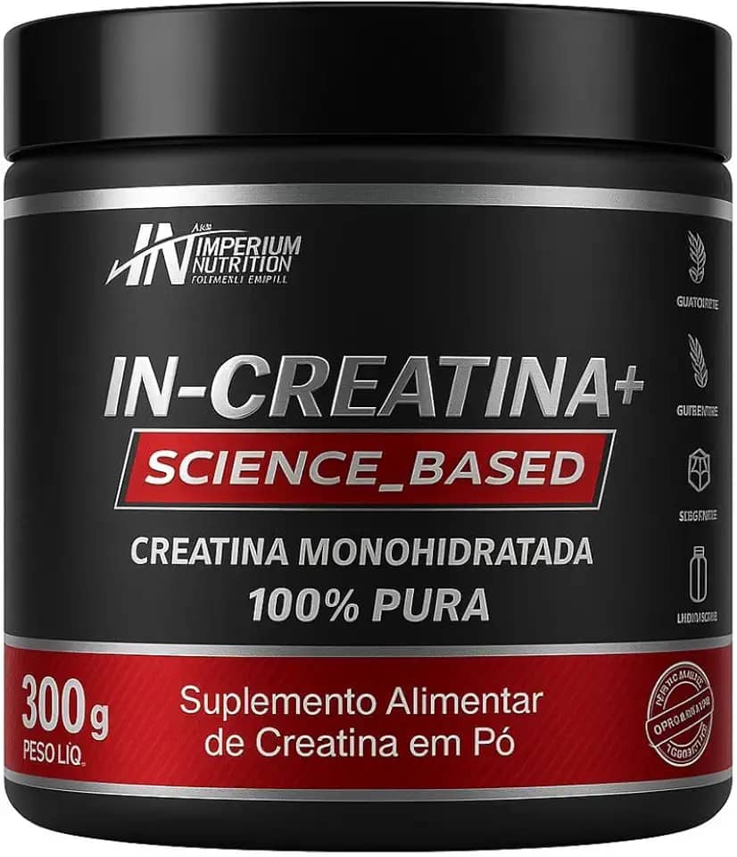 Creatina Monohidratada Micronizada 100% Pura - 300g - IN-Creatina+ Imperium Nutrition