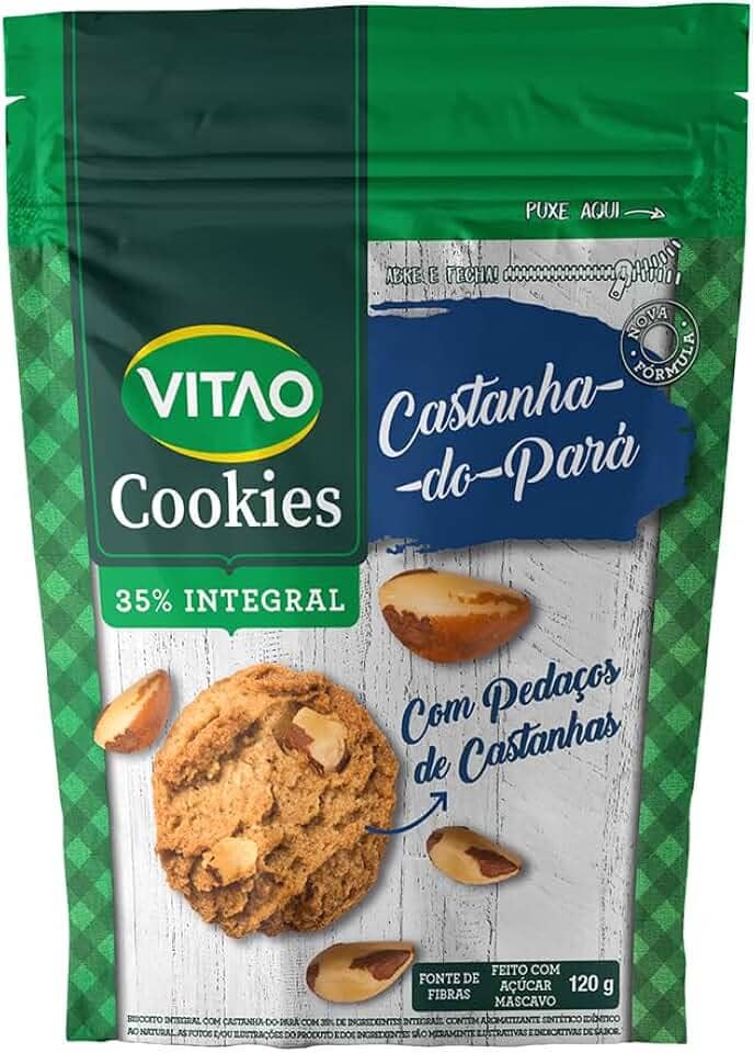 Vitao Cookies Integrais Castanha Do Pará 120G