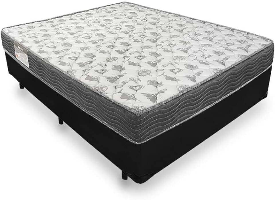 Cama Box Casal + Colchão De Espuma D33 - Ortobom - Iso 100 138x188x53cm