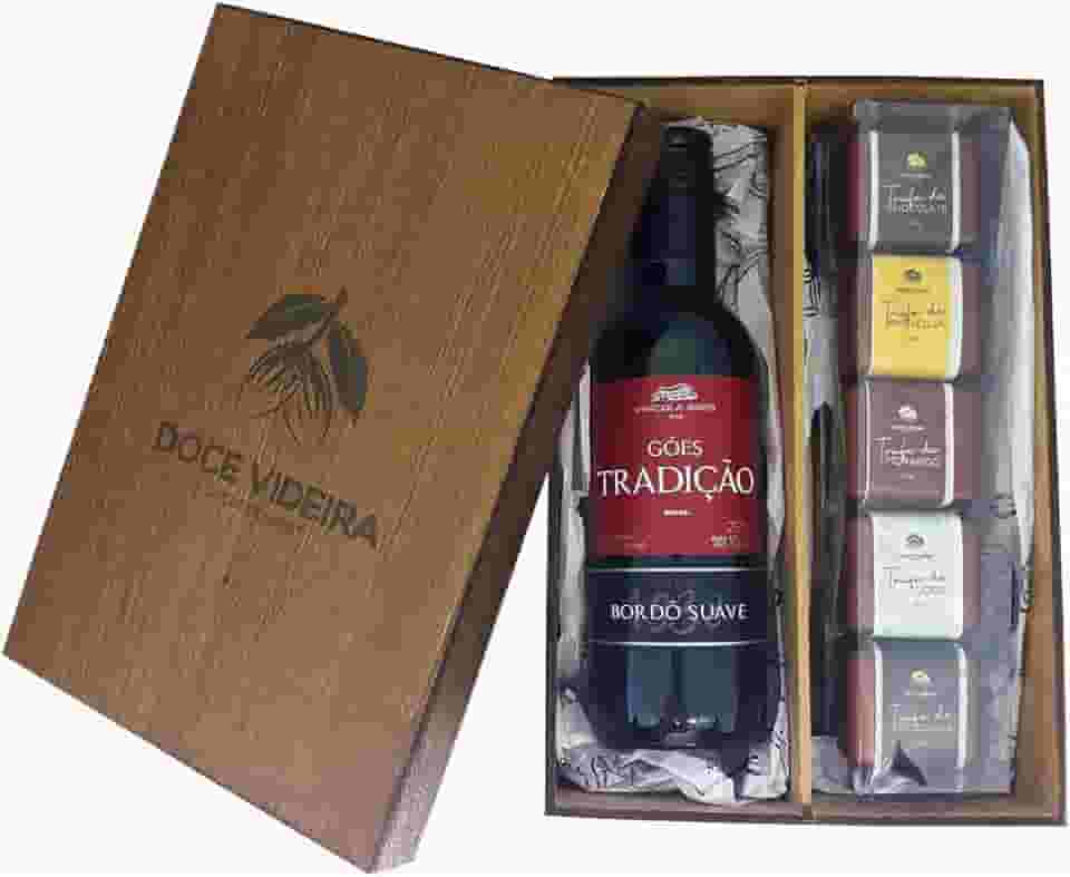 Caixa Vinho Chocolates, Presente Finos, Corporativo