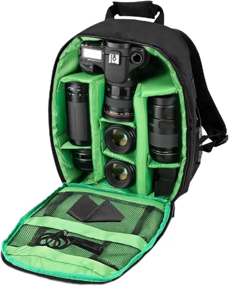 Resistente à Água, Bolsa para Camera Fotografica, Bolsa Camera, Removível Internamente, Mochila Fotograficam, Mochila Profissional Fotógrafo para Câmera Fotográfica Dslr e Acessórios