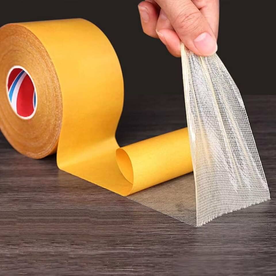 Fita Dupla Face Ultra Fina para Carpetes - Fixação Segura e Duradoura 3cm x 5 Metros Ou 3cm x 20Metros (5 Metros)