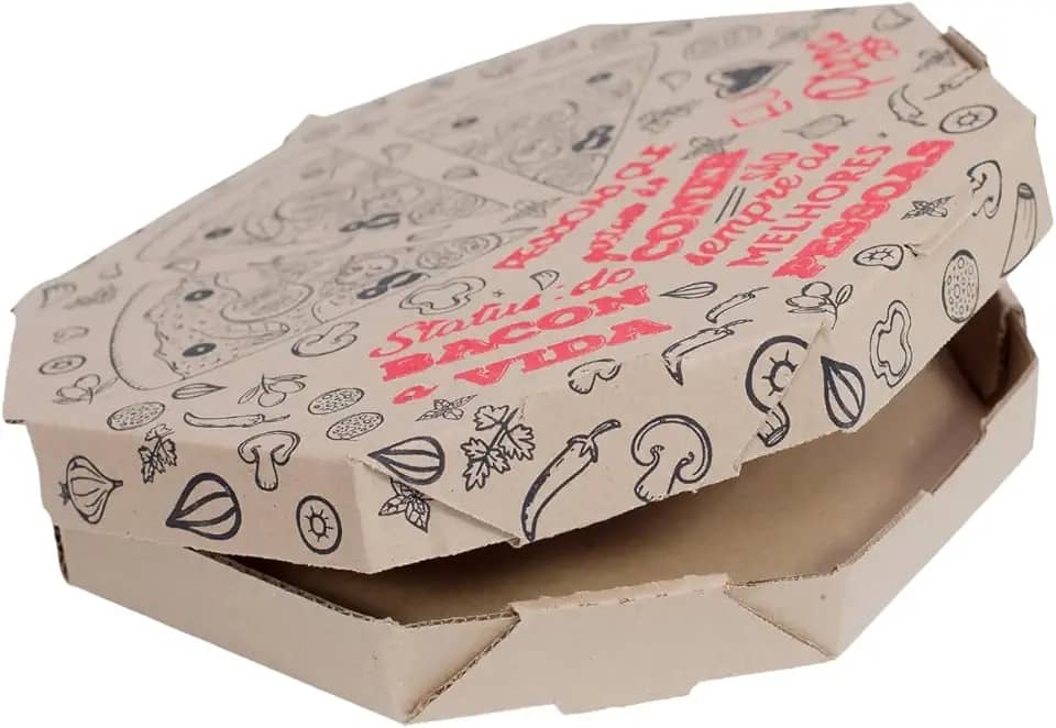Caixa De Pizza Tampa Acoplada Premium N° 35 Com 25 Unidades