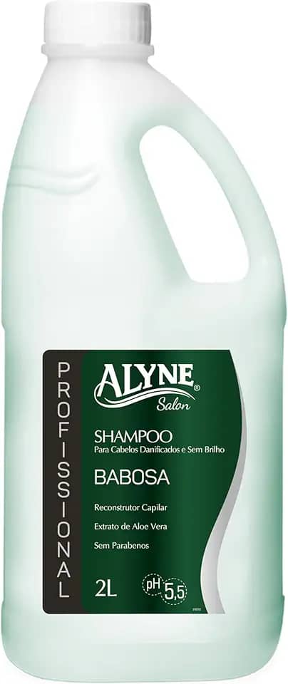 Alyne, Shampoo para cabelos, Babosa, 2 Litro, Verde