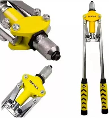 Alicate Rebitador Tipo Alavanca de 17 Polegadas Rebitadeira Profissional para Rebites POP marca Fertak