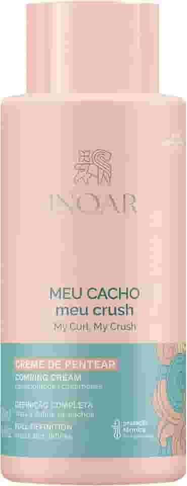 Inoar, Meu Cacho, Meu Crush – Creme de Pentear, Define Cachos, Hidrata e Controla o Frizz, Com Óleos Naturais e Vitaminas - 500ml