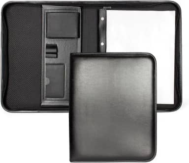 Pasta Executiva Representante em Couro Sintético com Envelopes Plásticos - INCORPAST 1662-20 Plásticos