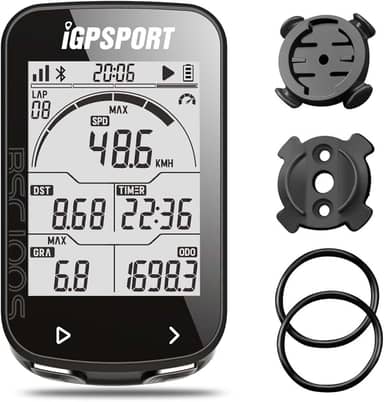 iGPSPORT BSC100S Ciclocomputador GPS, Bluetooth Tela de 2,6 Polegadas IPX7 à Prova d'água 40H de Vida útil da Bateria Computador de Bicicleta Sem Fio