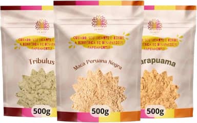 Kit Performance Masculina, Maca Peruana, Trib. e Marapuama | Ca.Nuts