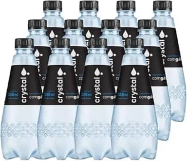Água Crystal Vip – Pureza e Qualidade em Cada Gota 350ml 12 unidades (Crystal Vip Com Gás - 350ml 12 Unidades)