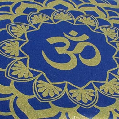 Toalha para Tarô Mandala Símbolo OM 73 CM com Brilho