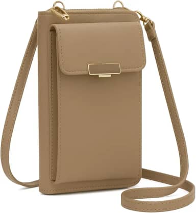 Bolsa Carteira Porta Celular Feminina Alça Transversal Ajustável Removível Pequena Compacta Prática