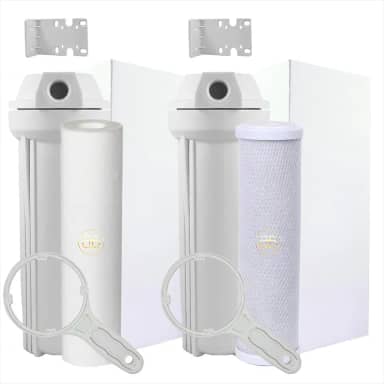 Lulizzie 2 Filtros de Água Polipropileno e Carvão Ativado