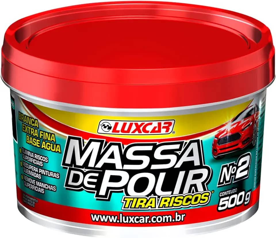 Massa De Polir Tira Riscos Luxcar 500 G