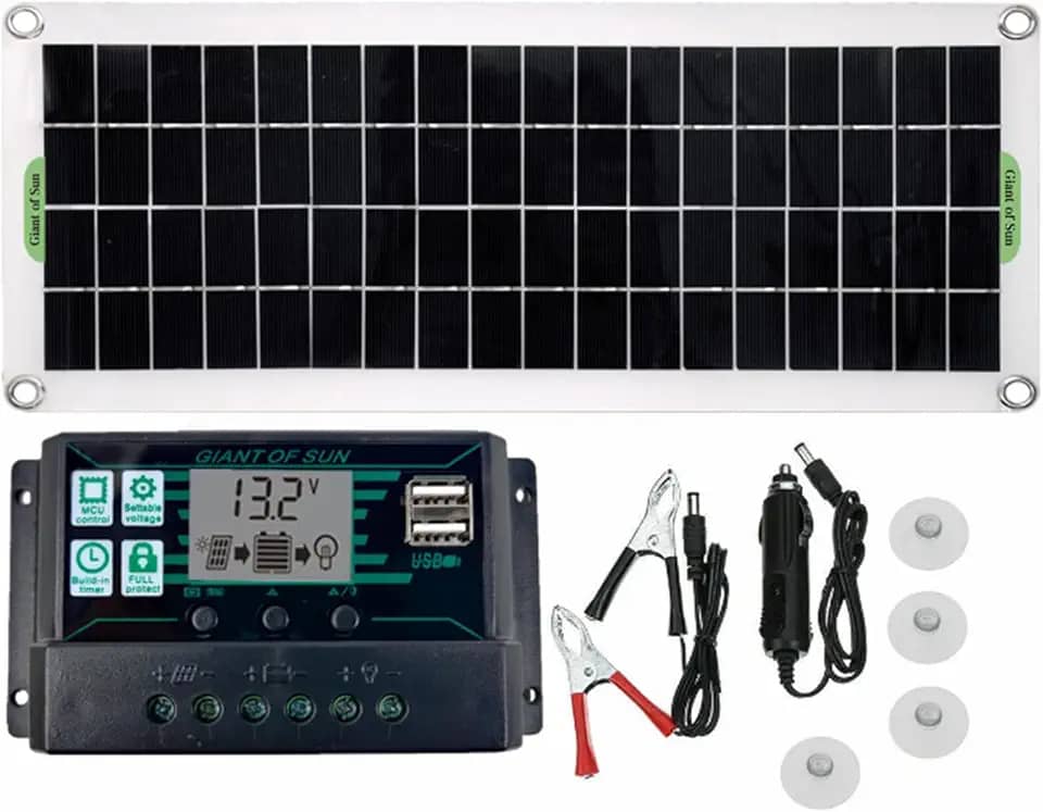 1000W Watt Solar Panel Kit, Módulo Solar de Alta Eficiência para RV Trailer Camper Marine Off Grid Phone Camping ao ar livre Caminhadas Pesca Ciclismo
