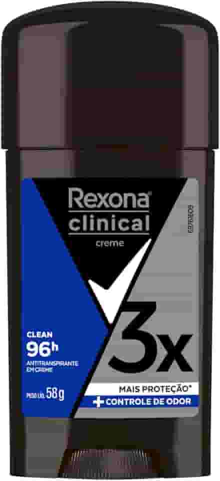 Rexona Clinical Antitranspirante Creme Clean 58G