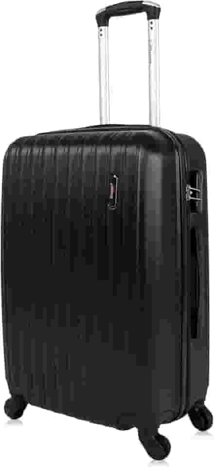 Mala de viagem média 23kg Londres Swiss Move Preta