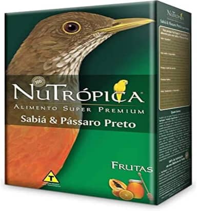 Ração Nutrópica para Sabiá e Pássaro Preto - 300g