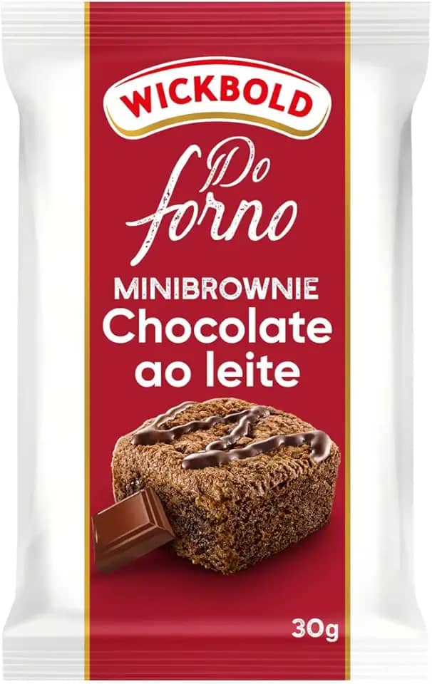 Minibrownie Chocolate ao Leite Wickbold Do Forno Pacote 30g