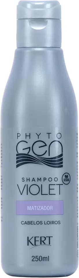 Phytogen, Shampoo tonalizante para cabelos, Violet "Tom Violeta", 250 ml, Cinza