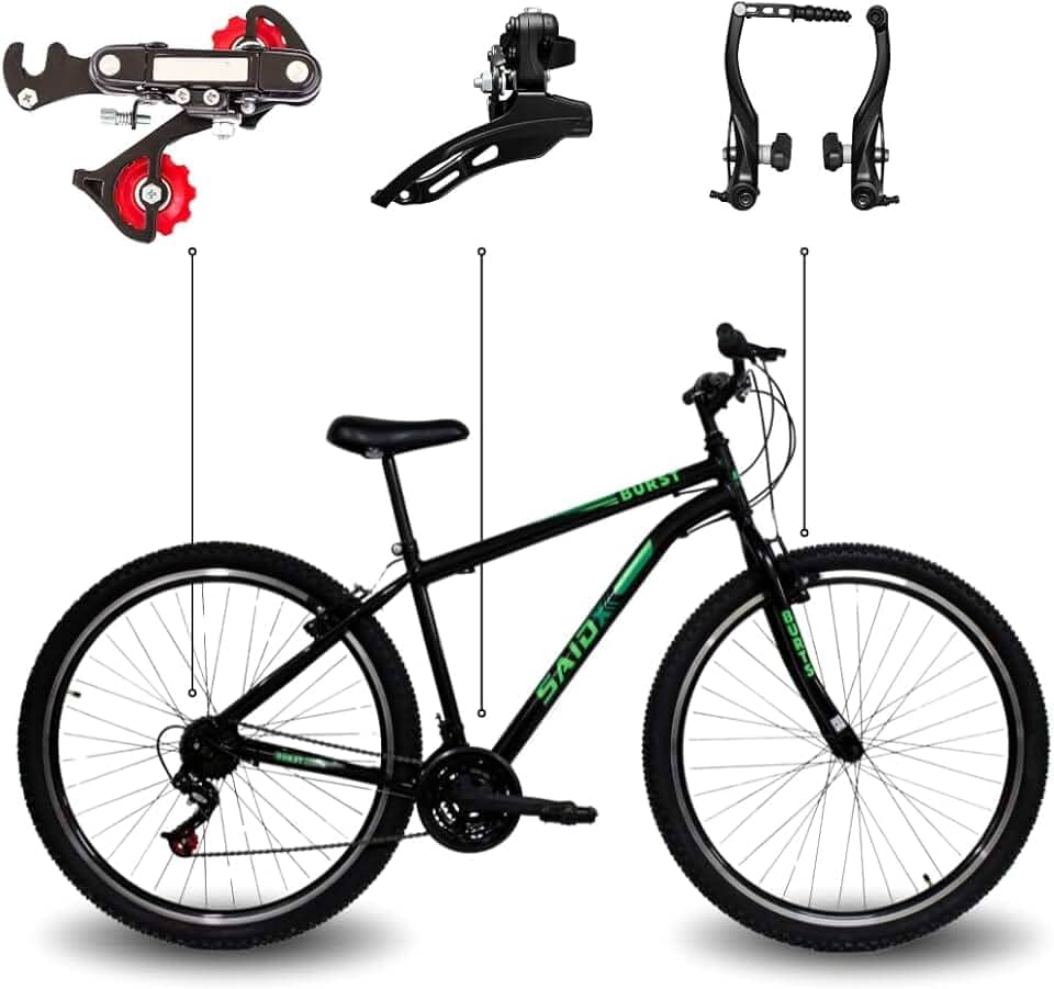 Bicicleta Aro 29 Bike Saidx Premium 21 Vel Quadro de Aço Carbono
