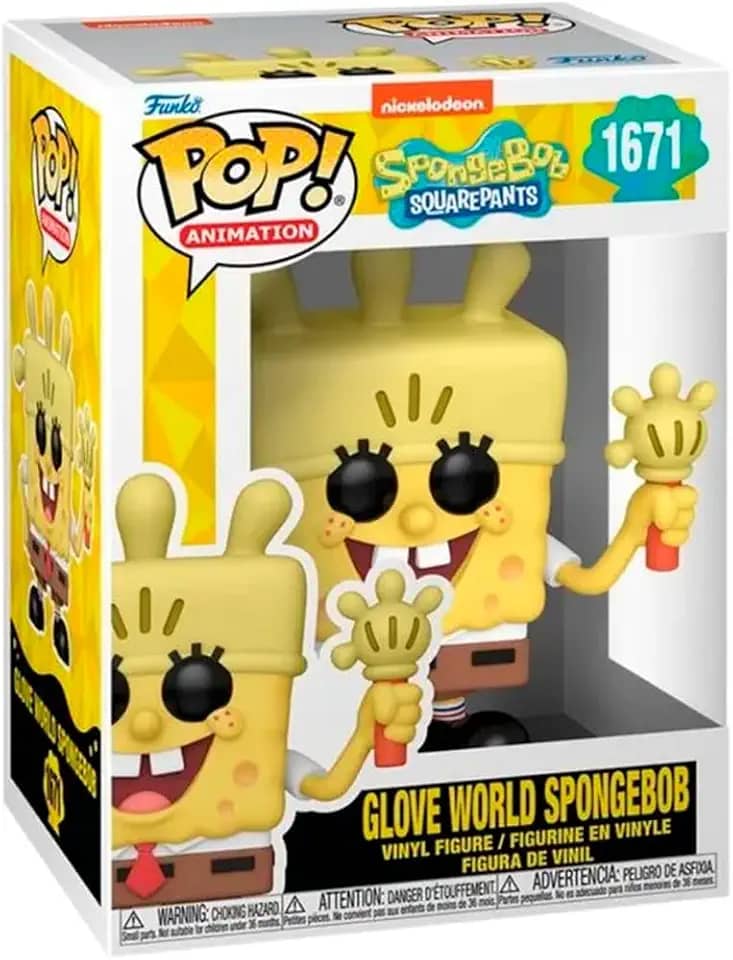 Candide, Funko POP! Bob Esponja Mundo da Luva, Edição 25 Anos, Animation - 10 cm