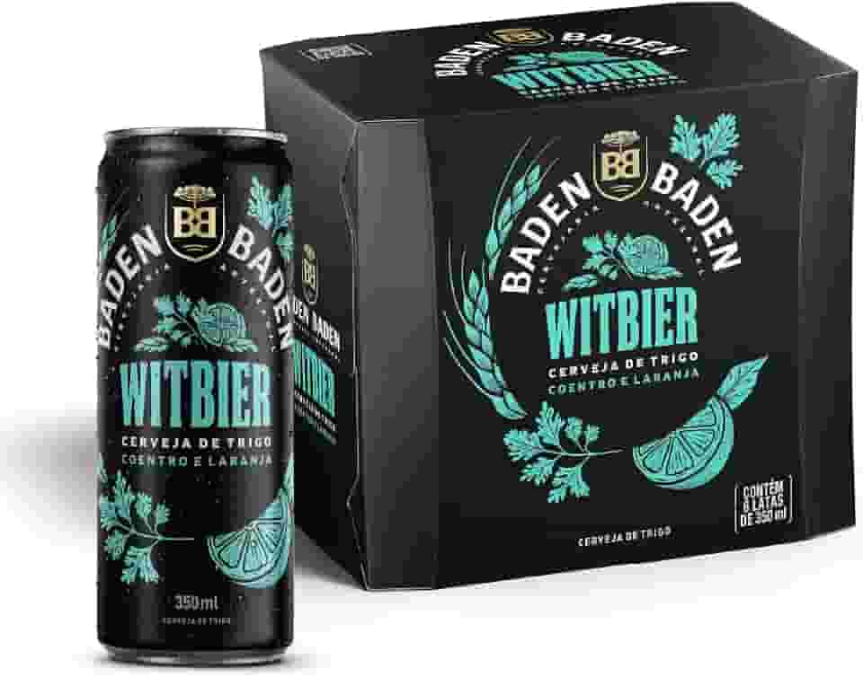Baden Baden Cerveja Witbier, Pack 6 Latas 350ml