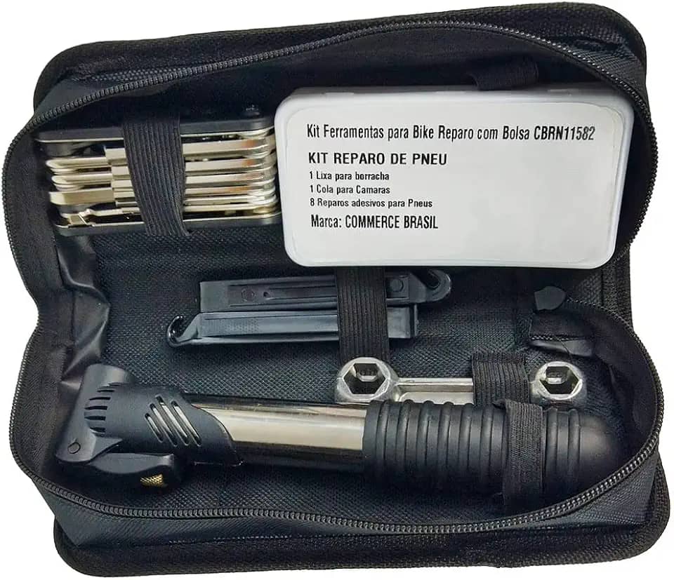Kit Ferramentas para Bike Reparo com Bolsa CBRN11582 - Commerce Brasil