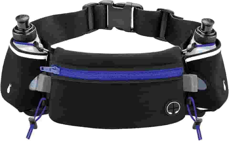 Cinto de Corrida de Hidratação, Cinto de Hidratação de Corrida, Cinto de Corrida com Garrafas, Bolsa de Cintura com Garrafa de Agua, Pochete de Corrida, Cinto com Suporte para Garrafa de Água