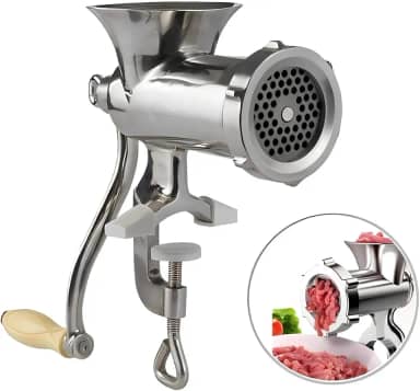Moedor De Carne Manual Profissional Maquina Aluminio N 10