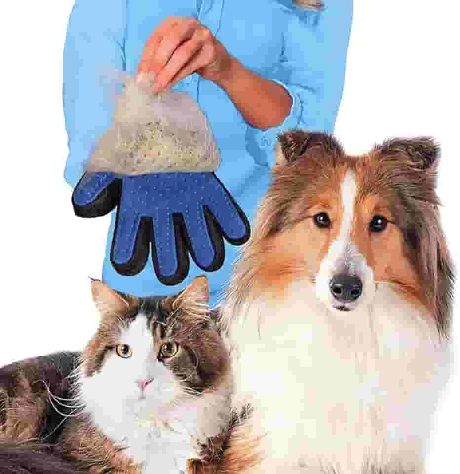Luva Escova Tira Pêlos Cachorro e Gato - Pet
