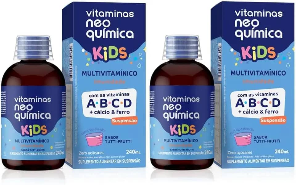 Kit 2 Multivitamínico 240ml Neo Química Kids
