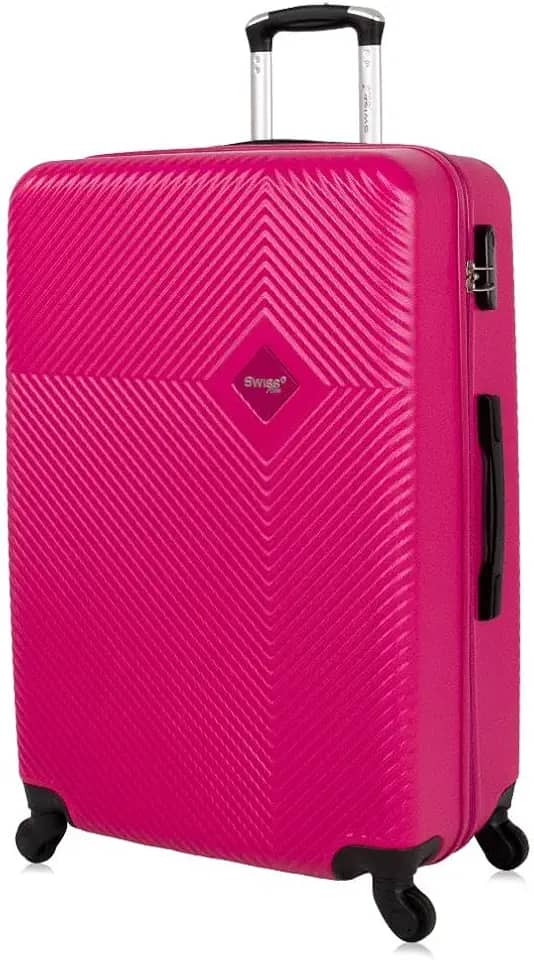 Mala de viagem grande 32kg Zug Swiss Move pink