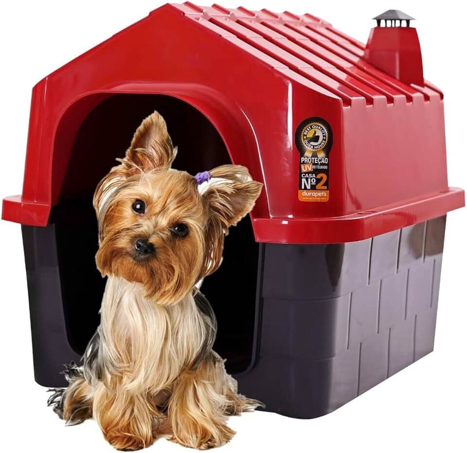 Dura Pet Casa de Cachorro DuraHouse N.2 Vermelha, Vermelho