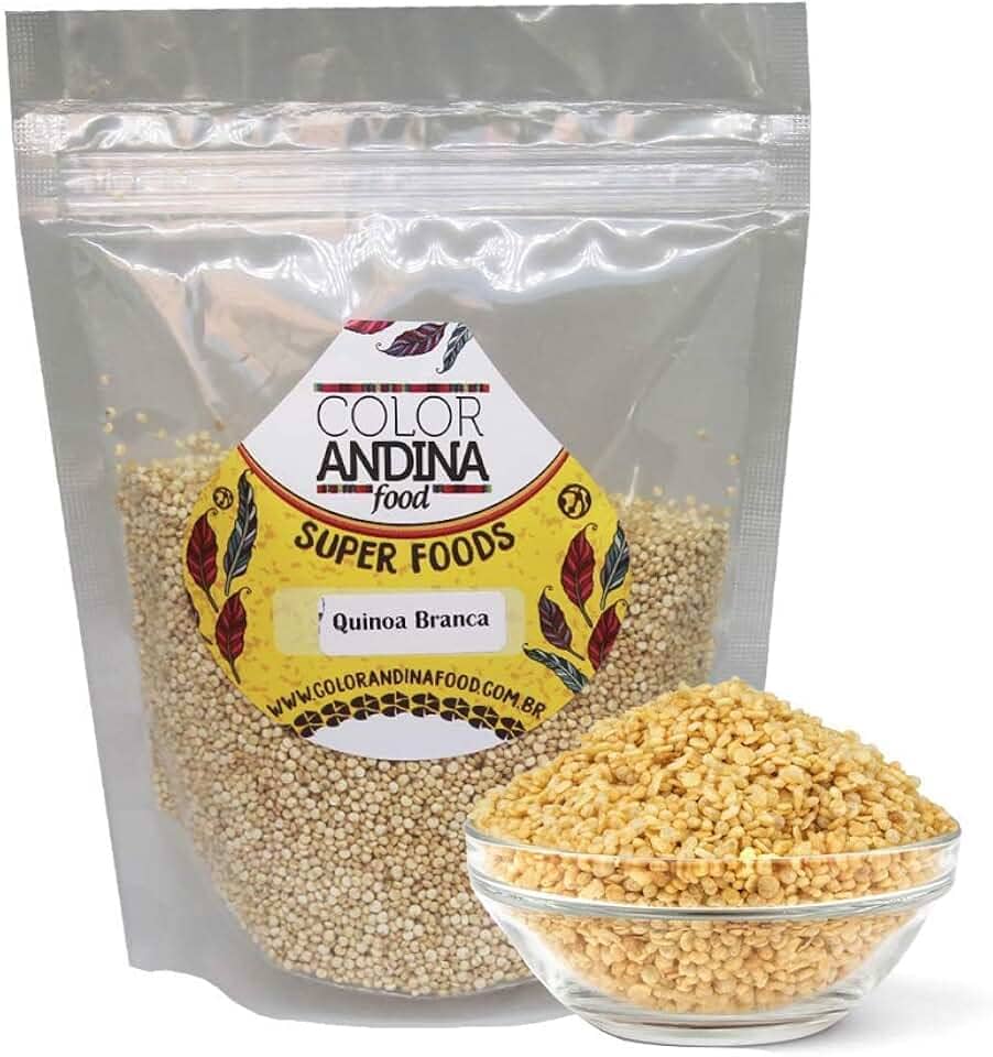 QUINOA REAL ORGÂNICA BRANCA COLOR ANDINA FOOD 250g - 02 UNDS