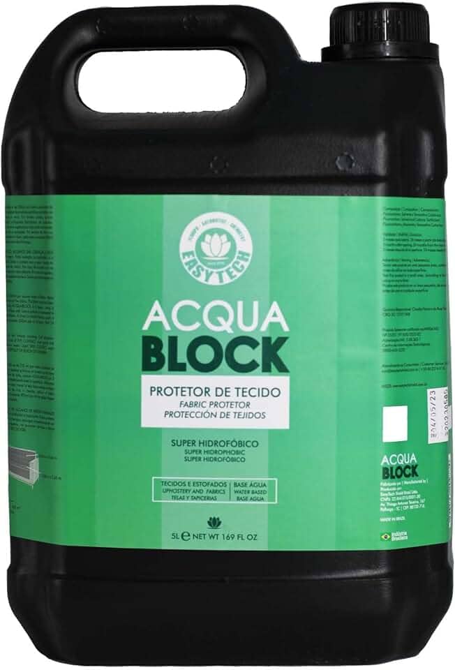 Impermeabilizante de Sofás e Tecidos Acqua Block 5L Easytech. Impermeabilizante a base D'agua