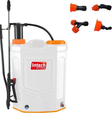 Pulverizador 20l Costal Bateria Elétrico e Manual GPM2000 Intech Machine, Laranja