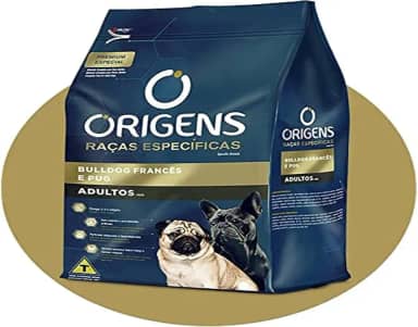 Origens Ração Raças Especificas Para Bulldog Francês E Pug Adultos - 10 1Kg