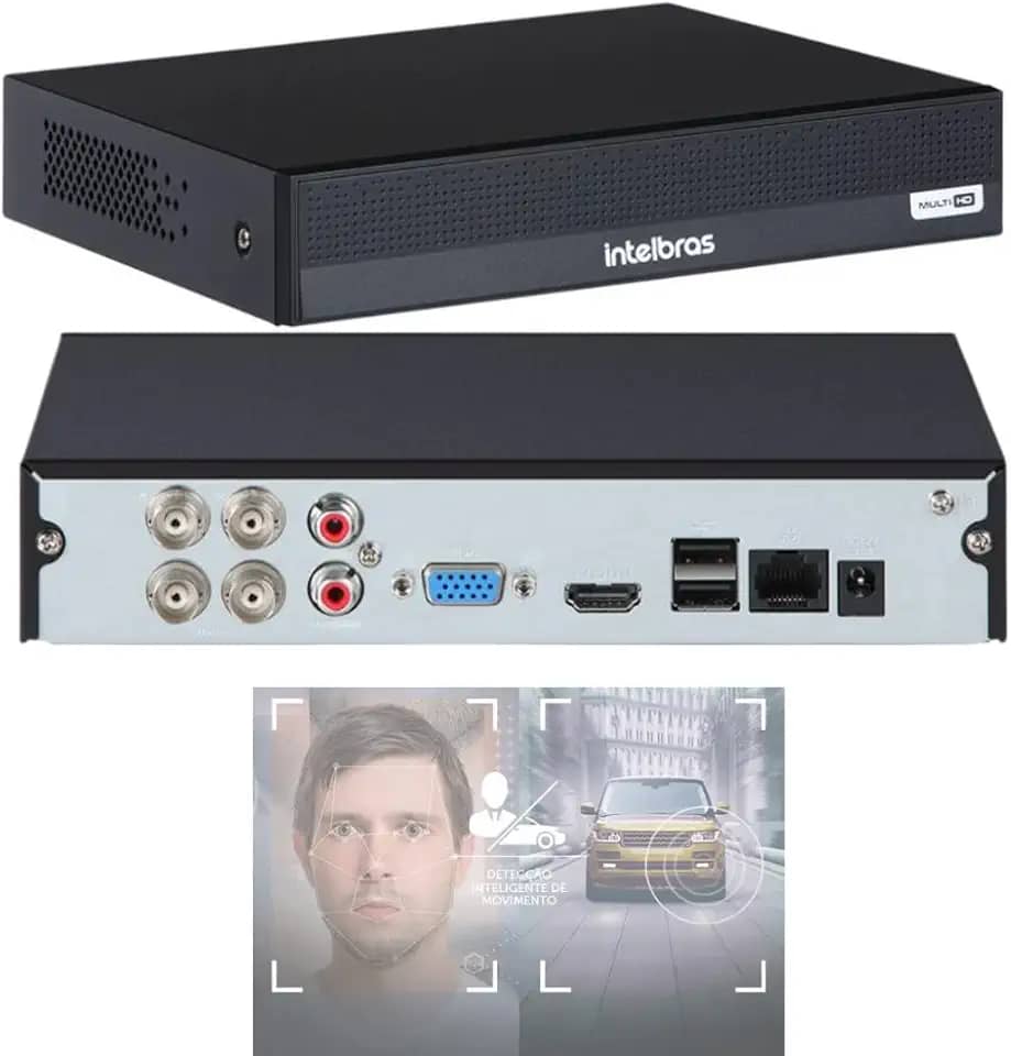 DVR Intelbras 04 Canais 4x1 2MP MHDX 1104-C